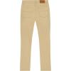 Skinny Fit Stretch Twill Pants, 5-Pocket Style, Zipper Fly & Button Closure(Khaki)