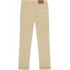 Skinny Fit Stretch Twill Pants, 5-Pocket Style, Zipper Fly & Button Closure(Pelican Light Beige)