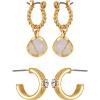 Lucky Brand 2 Pack Drop And Hoop Set