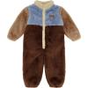 Lucky Brand Baby Boys’ Boys’ Footless Coverall Button Closure Comfortable & Stylish Fit Everyday Casual Wear(Ensign Blue / Ermine)