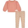 Lucky Brand Baby Girls 2 Piece Fashion Legging Set(Cameo Brown / Print)