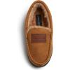Lucky Brand Boy’s Micro Suede Fuzzy Lined Moccasin Slippers for Kids(Tan)