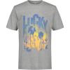 Lucky Brand Boys’ Short Sleeve Graphic Crew Neck T-Shirt, Soft, Comfortable, Relaxed Fit(Grey Heather Paradise)