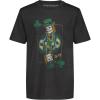 Lucky Brand Boys’ Short Sleeve Graphic Crew Neck T-Shirt, Soft, Comfortable, Relaxed Fit(Stay Golden Charcoal)