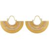Lucky Brand Chic Fan Trendy Shape Earrings