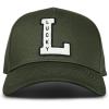 Lucky Brand Classic Cotton Adjustable | Dad Hat | Baseball Cap | Fishing | Low Profile | 5 Panel Design(Vintage Embroidered – Olive)