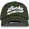 Lucky Brand Classic Cotton Hat | Adjustable | Dad Hat | Baseball Cap | Golf | Fishing | Low Profile | 5 Panel Design(1990 Embroidered – Olive)