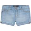 Lucky Brand Girls Cuffed Jean Shorts, Stretch Denim with 5 Pockets, Mid to High Rise Waist(Riley Christie)