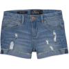Lucky Brand Girls Cuffed Jean Shorts, Stretch Denim with 5 Pockets, Mid to High Rise Waist(Ronnie Ada)