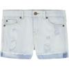 Lucky Brand Girls Cuffed Jean Shorts, Stretch Denim with 5 Pockets, Mid to High Rise Waist(Ronnie Bella)