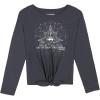 Lucky Brand Girls’ Long Sleeve Graphic T-Shirt, Tagless Cotton Tee with Fun Designs(Parsian Night)