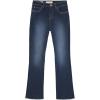 Lucky Brand Girls’ Mid Rise Flare Stretch Denim Jean, Zipper Fly & Button Closure(Mid Rise Barrier Wash)