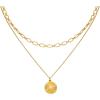 Lucky Brand Gold Plated 2 Pack Beautiful Necklaces for Women