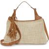 Lucky Brand Holi Satchel, Natural Woven