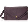 Lucky Brand Love Leather Crossbody Wallet(Blackberry)
