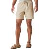 Lucky Brand Men’s 7″ Pull Up Linen Short(Aluminum)