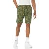Lucky Brand Men’s 9″ Laguna Linen Flat Front Short(Camo Multi)