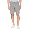 Lucky Brand Men’s 9″ Laguna Linen Flat Front Short(Charcoal Grey)