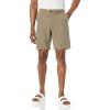 Lucky Brand Men’s 9″ Laguna Linen Flat Front Short(Fallen Rock)