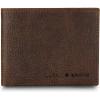 Lucky Brand Men’s Bifold Wallet | ID Window | Card Slots | Genuine Leather | Organization | Durable | Stylish(DBL Stitched Leather – Brown)