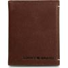 Lucky Brand Men’s Bifold Wallet | ID Window | Card Slots | Genuine Leather | Organization | Durable | Stylish(Smooth Leather – Brown)