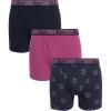 Lucky Brand Mens Boxer Briefs – 3 Pack Classic Mens Underwear Boxer Briefs with Functional Fly – Soft Cotton Boxers for Men(Blue/Pink/Print)