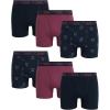 Lucky Brand Mens Boxer Briefs – 6 Pack Classic Mens Underwear Boxer Briefs with Functional Fly – Soft Cotton Boxers for Men(Blue/Pink/Print)