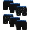 Lucky Brand Mens Boxer Briefs – 6 Pack Classic Mens Underwear Boxer Briefs with Functional Fly – Soft Cotton Boxers for Men(Jet Black/Black/Jet Black Print)