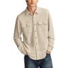 Lucky Brand Men’s Brushed Long Sleeve Knit Shirting(Heather Grey)