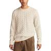 Lucky Brand Men’s Cable Crew Neck Sweater(Tofu)