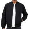 Lucky Brand Men’s Classic Bomber Jacket(Black)