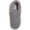 Lucky Brand Men’s Faux Wool Sherpa Lined Slipper(Grey/Grey)