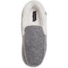 Lucky Brand Men’s Faux Wool Sherpa Lined Slipper(Grey/White)