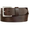 Lucky Brand Men’s Genuine Leather Belt | Classic | Casual | Everyday | Western | American Heritage | Metal Buckle(Aztec Embossed – Brown)