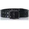 Lucky Brand Men’s Genuine Leather Belt | Classic | Casual | Everyday | Western | American Heritage | Metal Buckle(Grommet and Stud – Black)