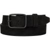 Lucky Brand Men’s Jeans Leather Belt| Classic| Casual| Dress| Everyday| American Heritage| Genuine Leather| Metal Buckle(Distressed Suede – Black)