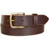 Lucky Brand Men’s Jeans Leather Belt| Classic| Casual| Dress| Everyday| American Heritage| Genuine Leather| Metal Buckle(Raw Edge – Brown)