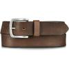 Lucky Brand Men’s Jeans Leather Belt| Classic| Casual| Dress| Everyday| American Heritage| Genuine Leather| Metal Buckle(Weathered – Brown)