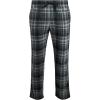 Lucky Brand Men’s Lightweight Plaid Fleece Pajama Pants(Black Plaid)