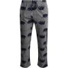 Lucky Brand Men’s Lightweight Plaid Fleece Pajama Pants(Heather Grey)