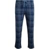 Lucky Brand Men’s Lightweight Plaid Fleece Pajama Pants(Mood Indigo Plaid)