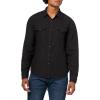 Lucky Brand Men’s Linen Western Long Sleeve Shirt(Phantom)