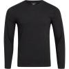 Lucky Brand Mens Long Sleeve Tee Shirts -Soft Crewneck Cotton Tees for Men – Lightweight Mens Shirts for Layering (S-XL)(Charcoal Heather)