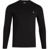 Lucky Brand Mens Long Sleeve Tee Shirts -Soft Crewneck Cotton Tees for Men – Lightweight Mens Shirts for Layering (S-XL)(Jet Black)
