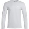Lucky Brand Mens Long Sleeve Tee Shirts -Soft Crewneck Cotton Tees for Men – Lightweight Mens Shirts for Layering (S-XL)(White)