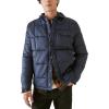 Lucky Brand Men’s Quilted Nylon Shirt Jacket(Blue)
