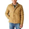 Lucky Brand Men’s Sherpa Lined Deck Jacket(Khaki)