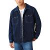 Lucky Brand Men’s Sherpa Lined Indigo Shirt Jacket(# 419 Indigo)