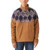 Lucky Brand Men’s Sherpa Mix Anorak Jacket(Khaki)