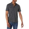 Lucky Brand Men’s Short Sleeve Linen Button Up Shirt(Black)
